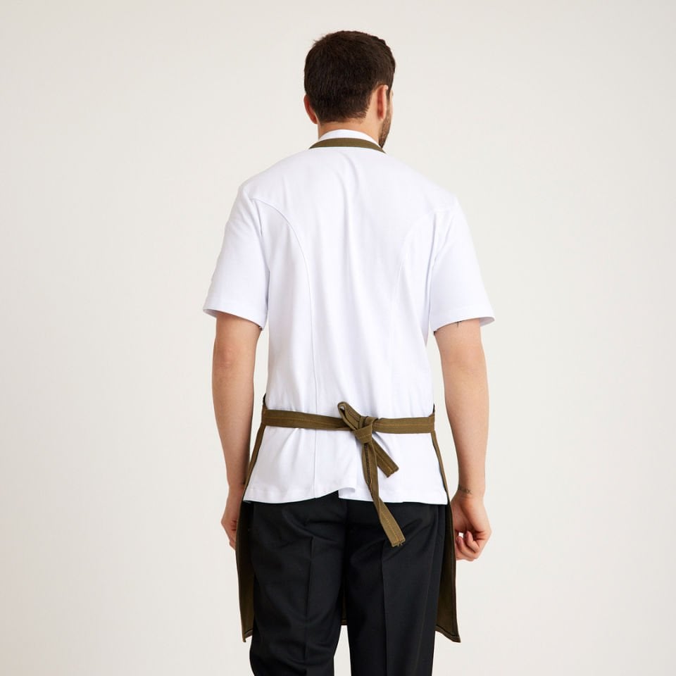 Haki Kot Askılı Cepli Önlük