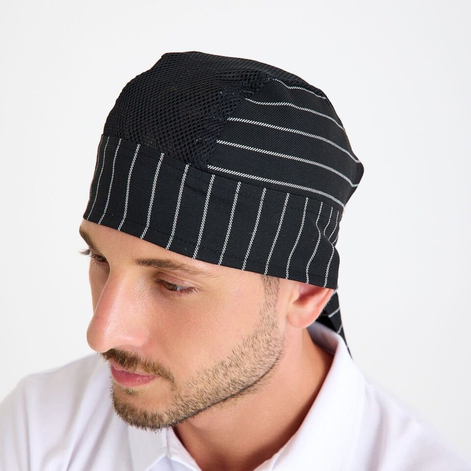 Fileli Aşçı Bandana - Çizgili