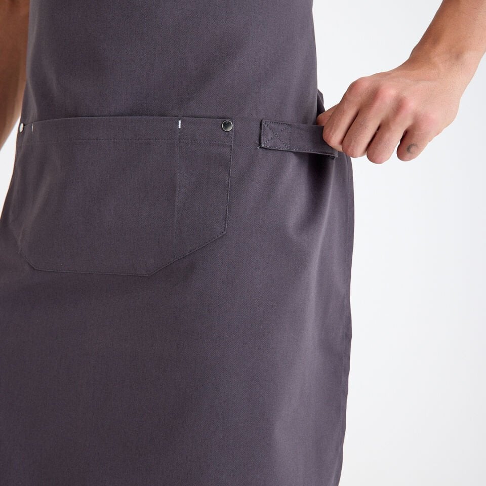 Gabardin Önlük Zarf - Füme