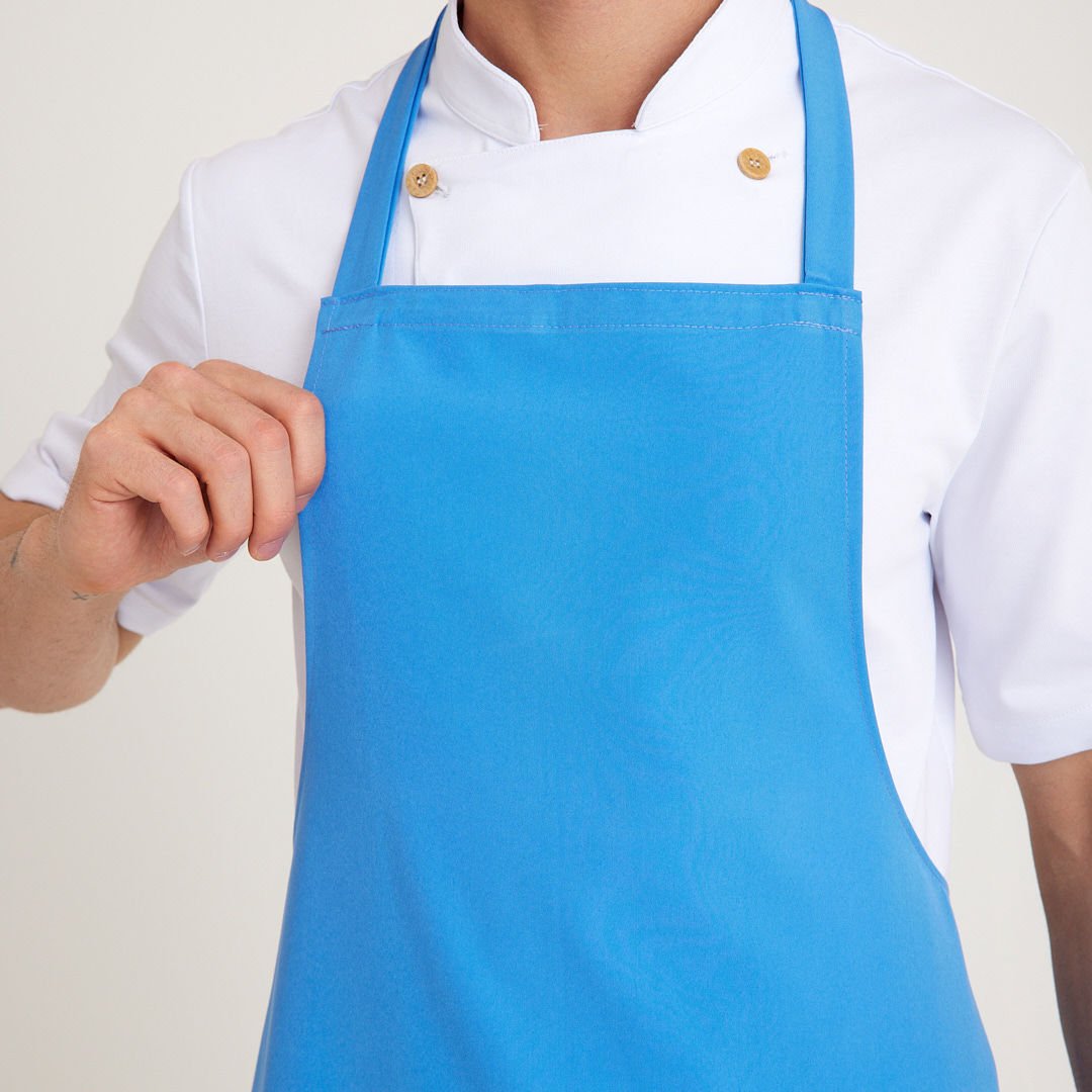 Turkuaz Geniş Kuşak Askılı Önlük