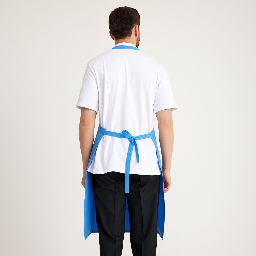 Turkuaz Geniş Kuşak Askılı Önlük