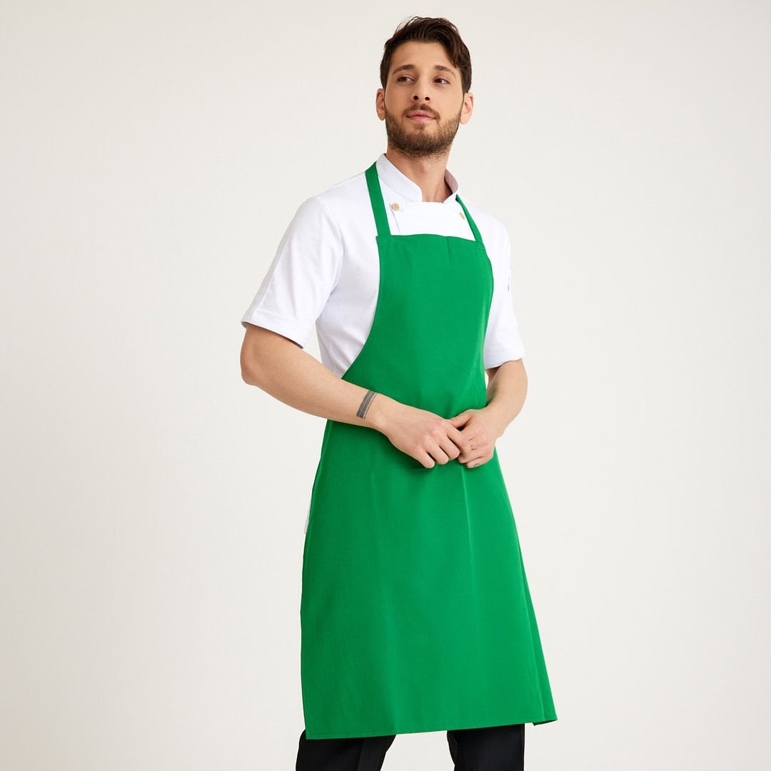 Yeşil Geniş Kuşak Askılı Önlük