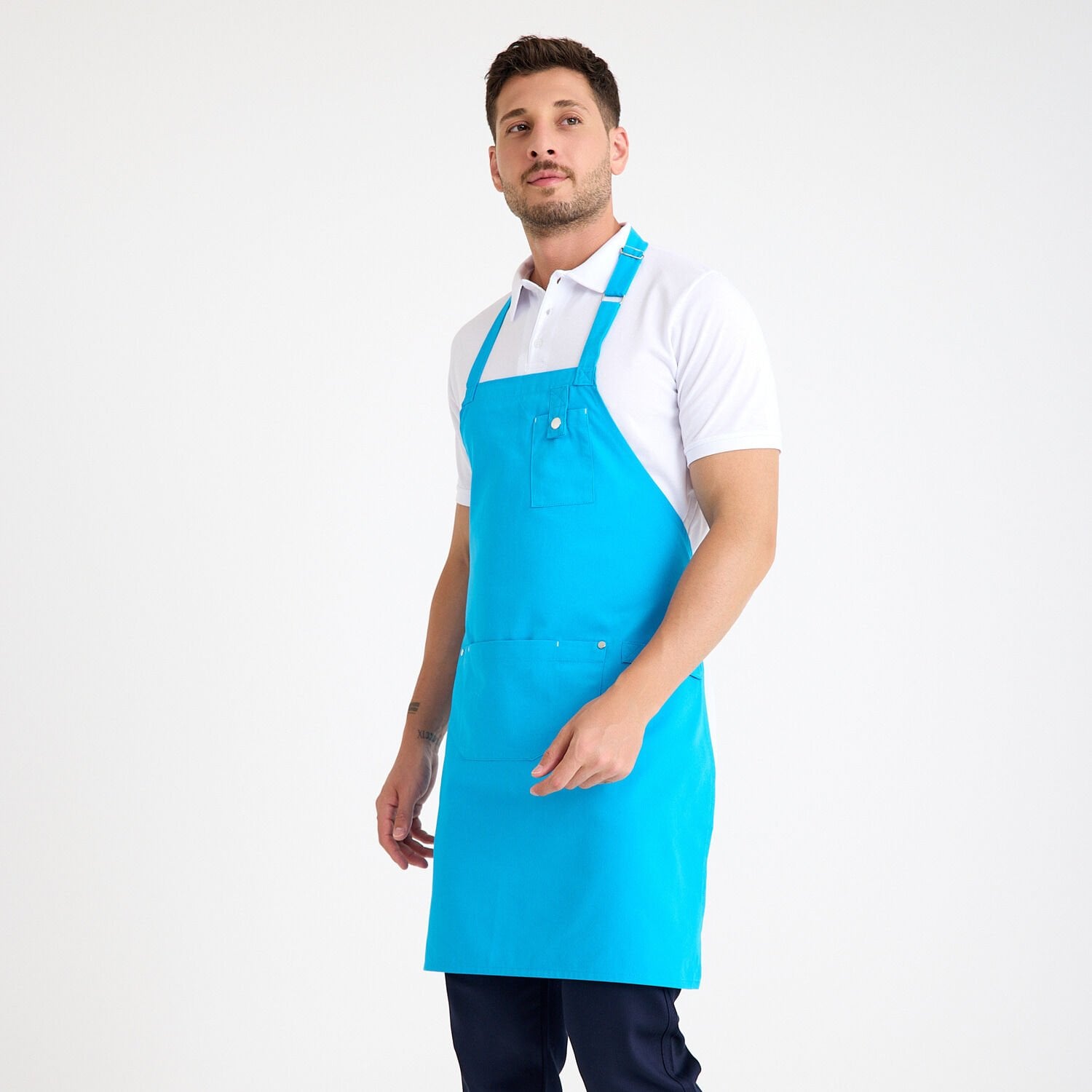 Gabardin Önlük Zarf - Turkuaz