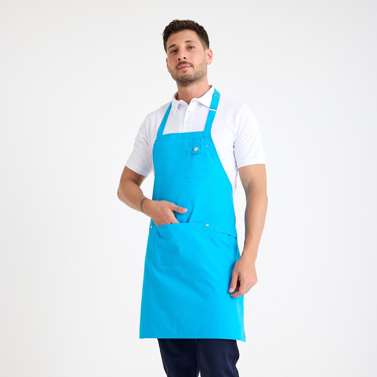 Gabardin Önlük Zarf - Turkuaz