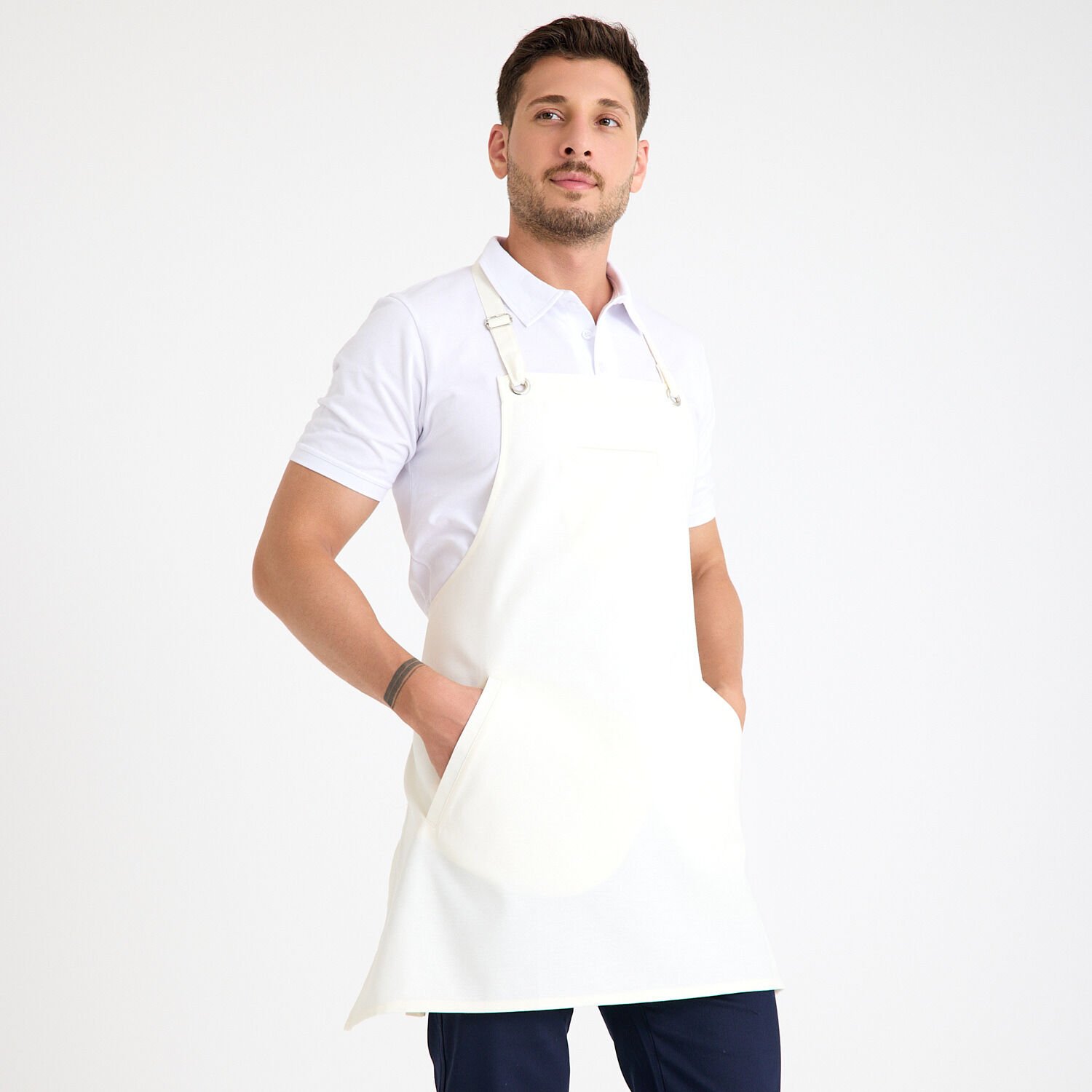 Espresso Apron - White
