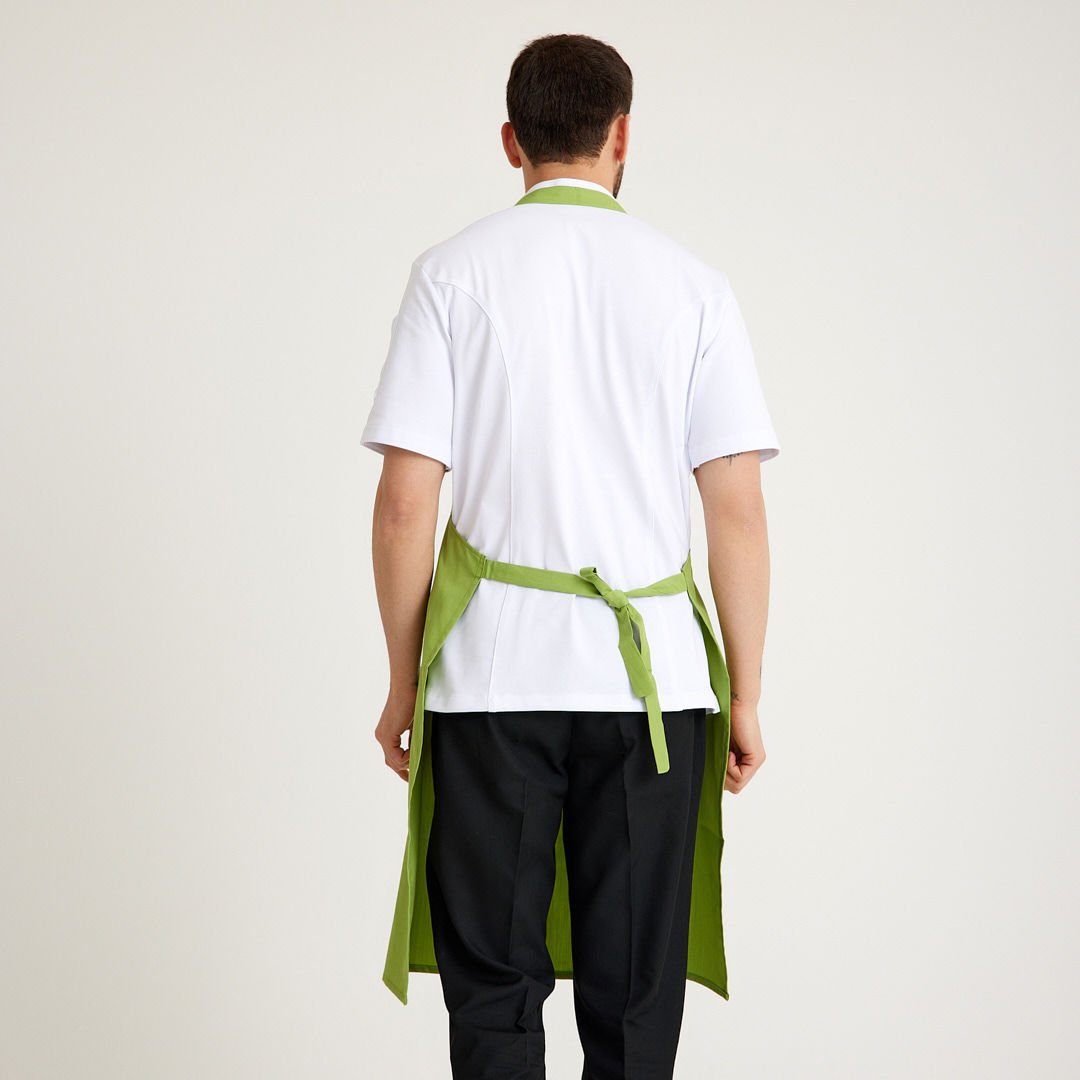 Fıstık Yeşili Geniş Kuşak Askılı Önlük