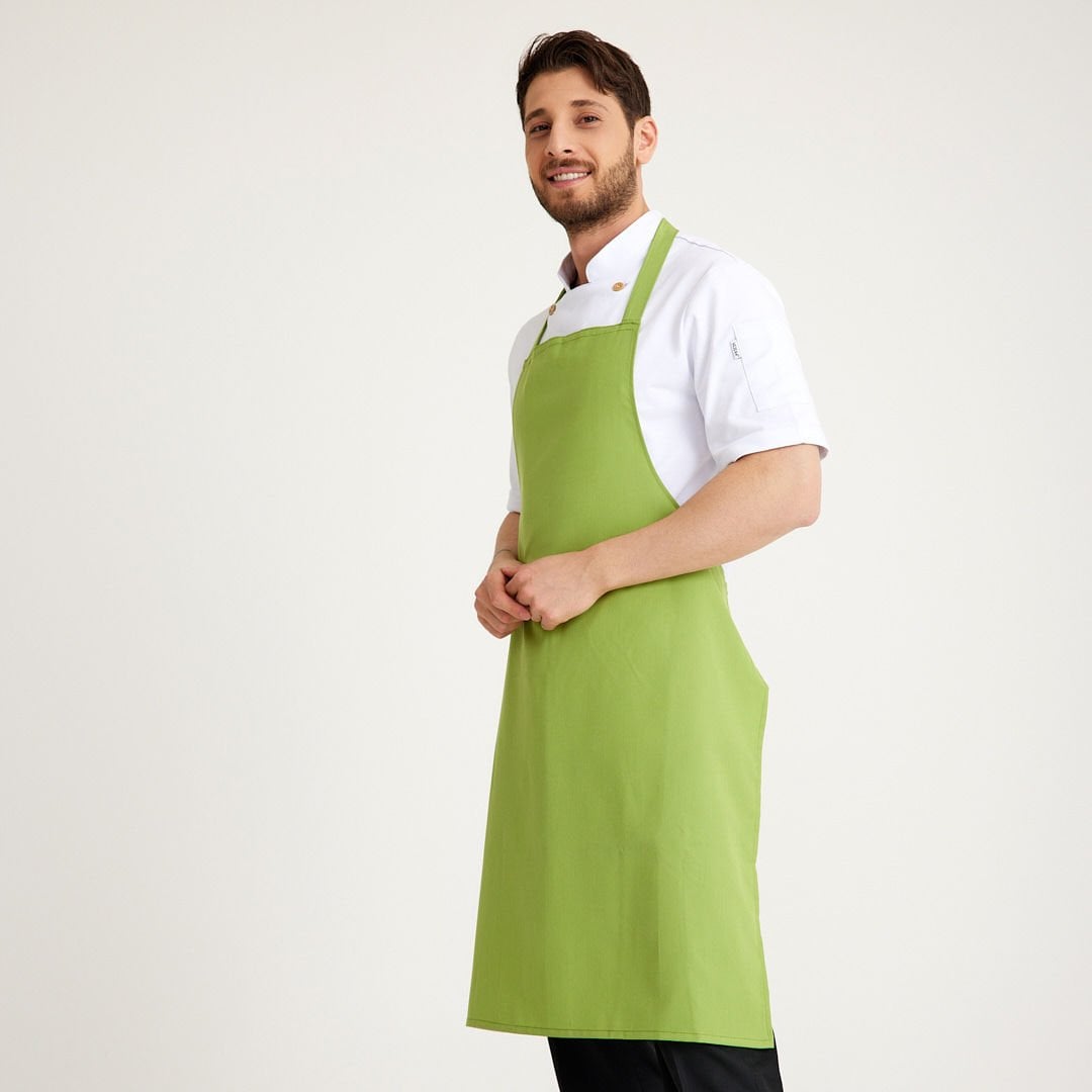 Fıstık Yeşili Geniş Kuşak Askılı Önlük