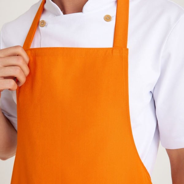 Turuncu Geniş Kuşak Askılı Önlük