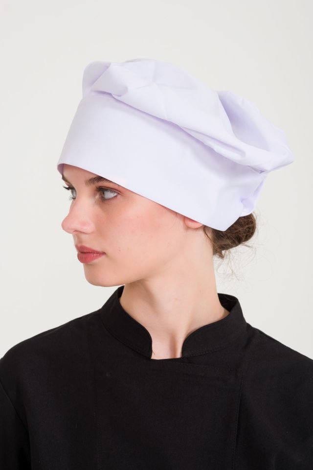 Beyaz Mantar Aşçı Kepi