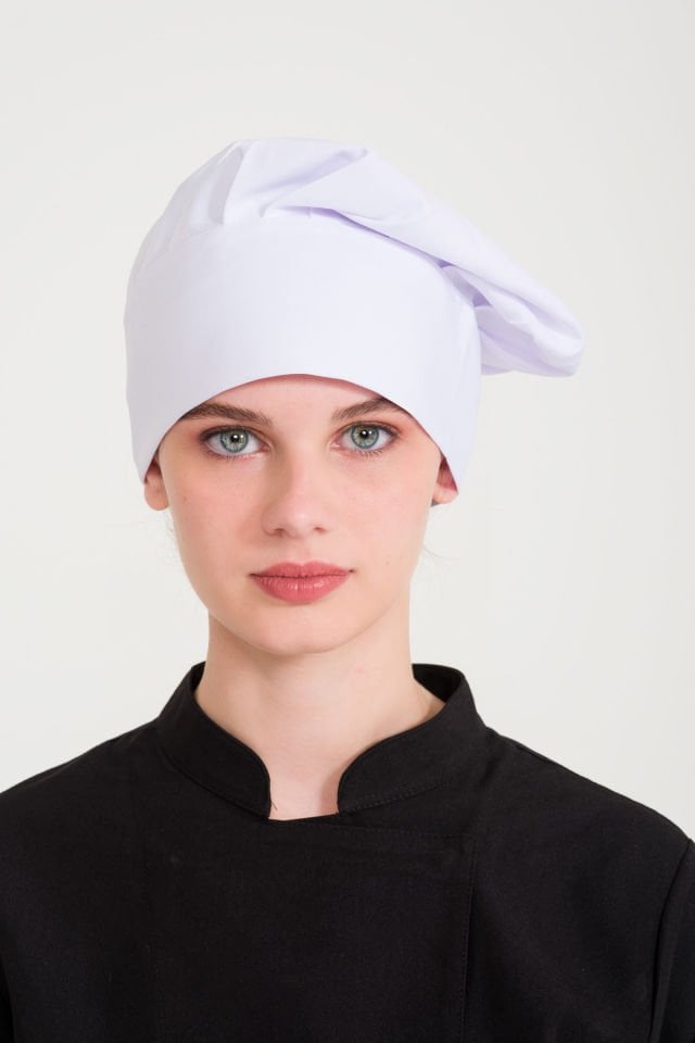Beyaz Mantar Aşçı Kepi