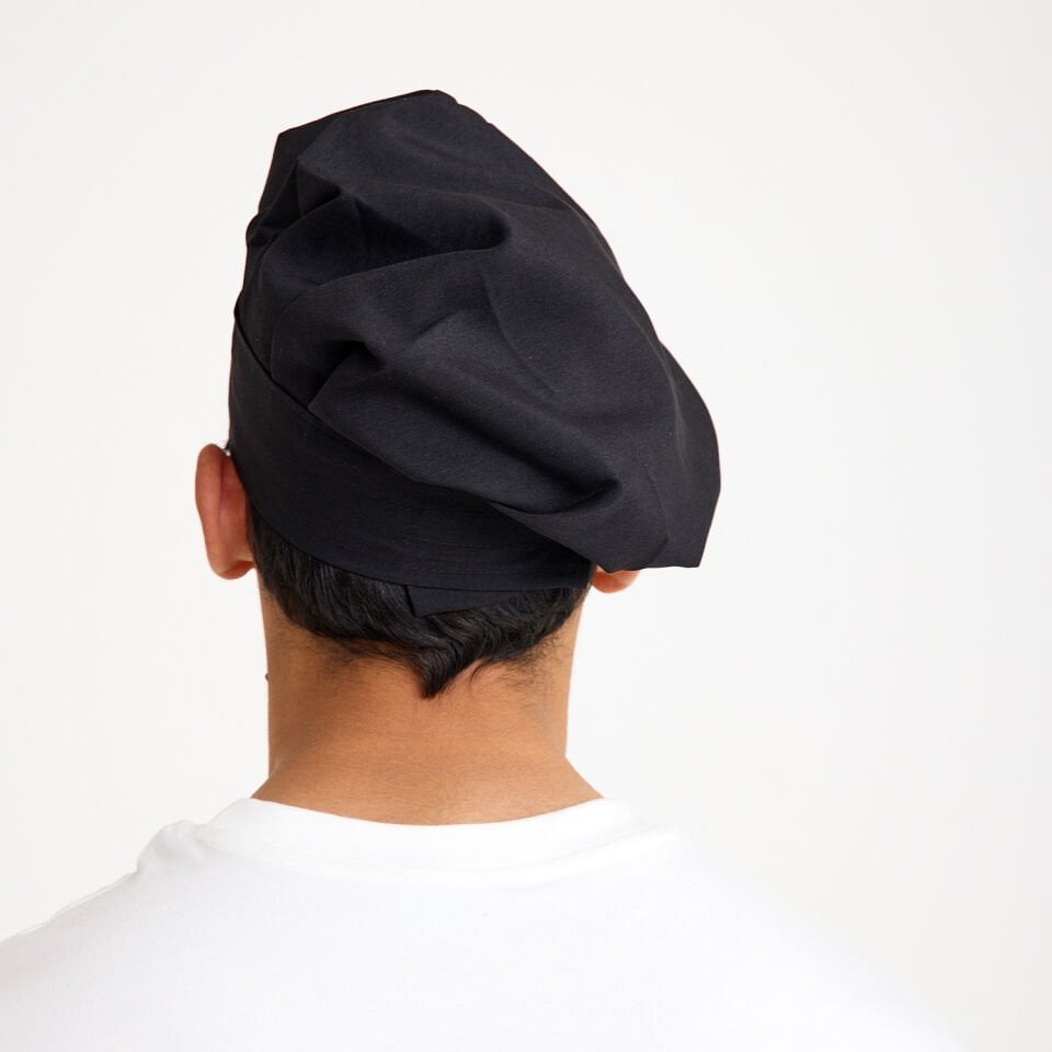 Siyah Mantar Aşçı Kepi