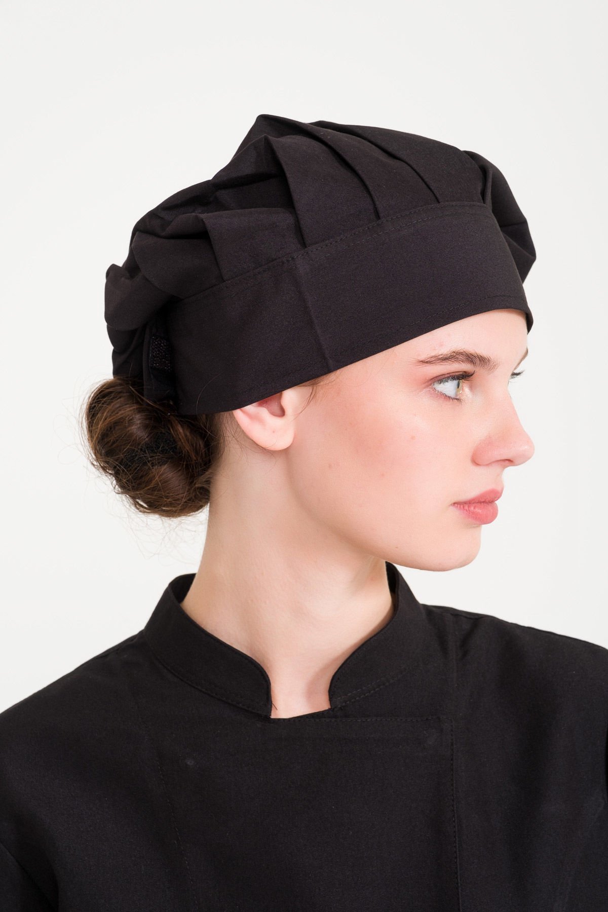 Siyah Mantar Aşçı Kepi