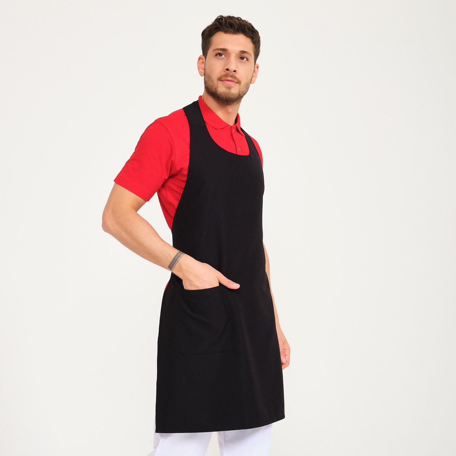 Lüks Kafe Önlüğü - Gabardin