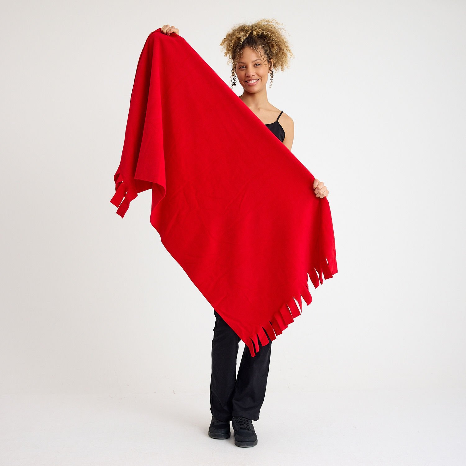 Polar Şal - Kırmızı