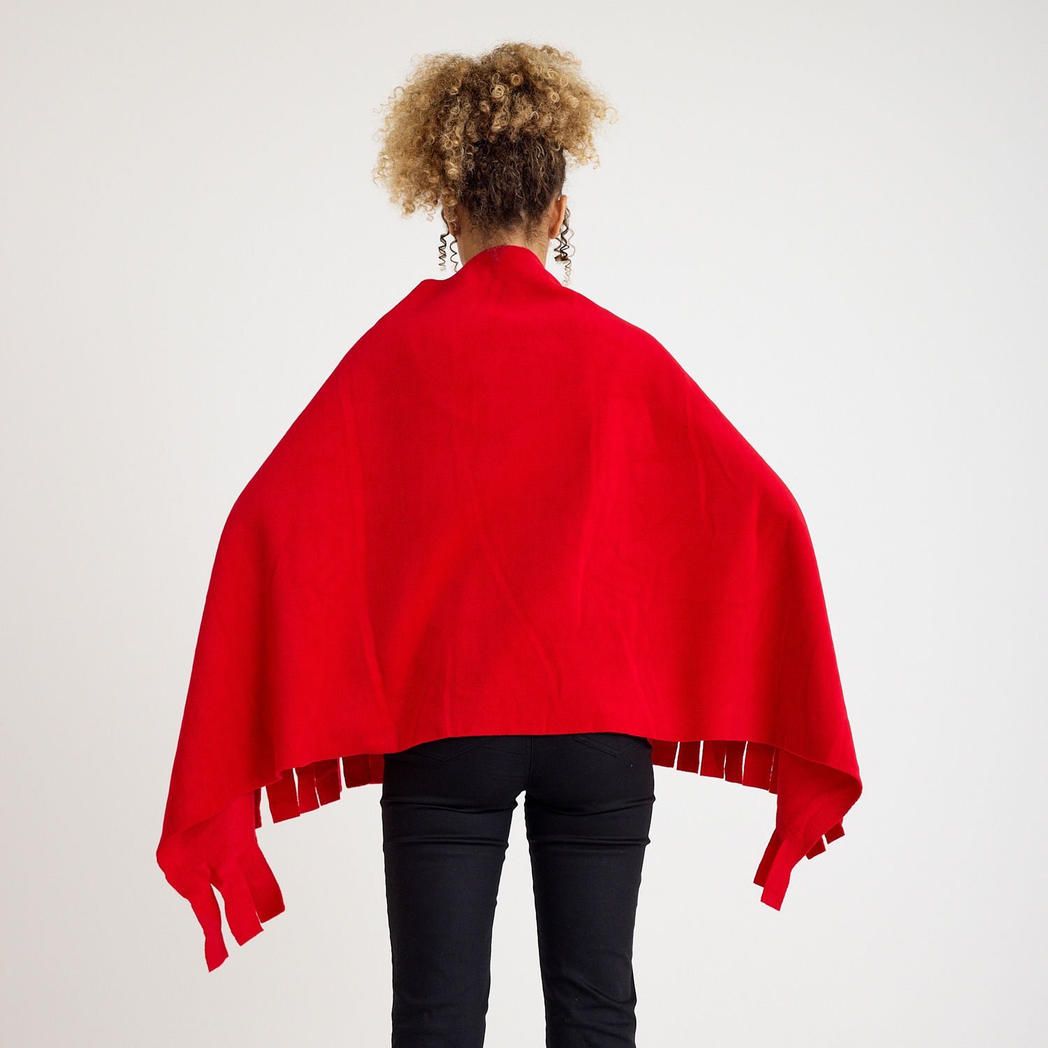 Polar Şal - Kırmızı