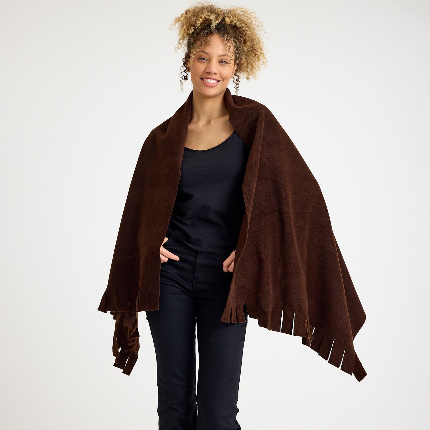 Polar Şal - Kahverengi