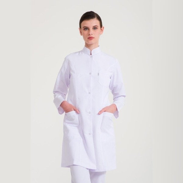 Hakim Yaka Bayan Doktor İş Önlüğü