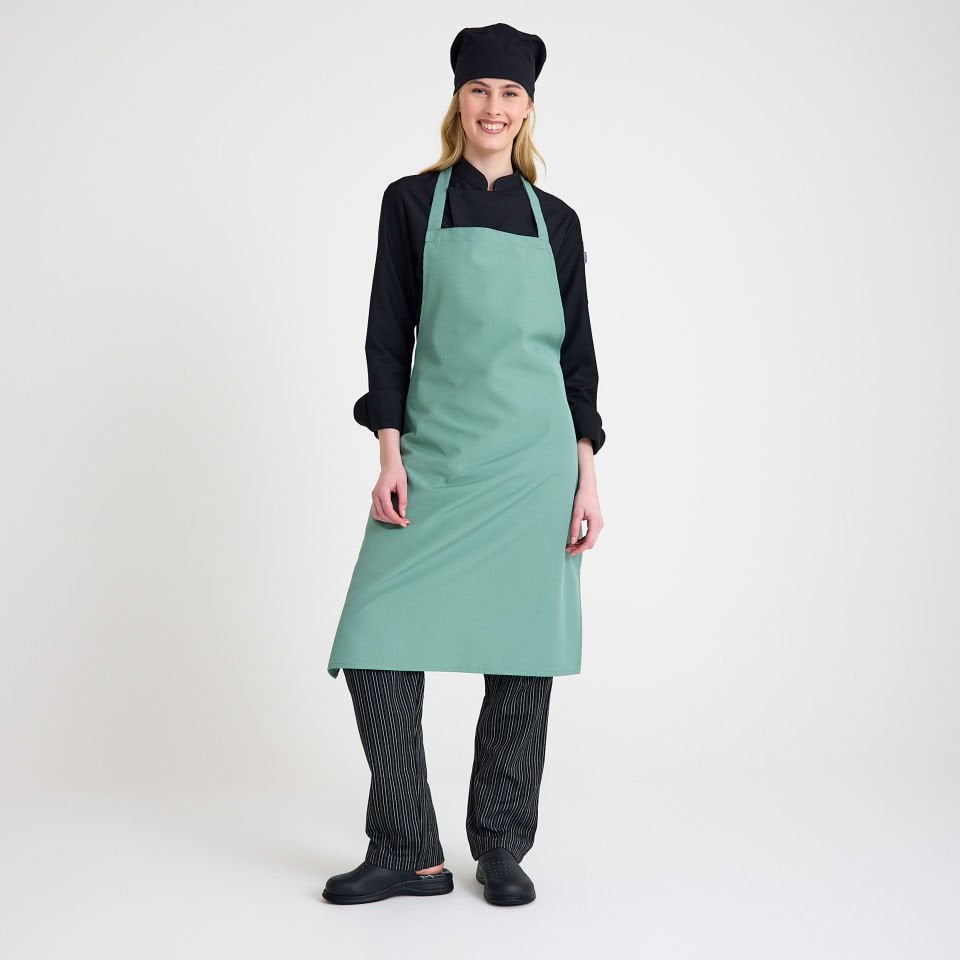 Yeşil Alpaka Askılı Önlük