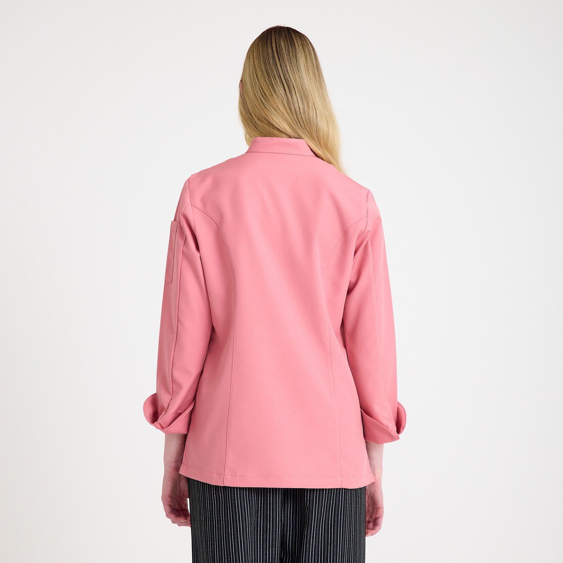 Pembe  Kadın Şef Aşçı Ceketi