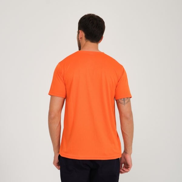 Turuncu Forma Kappa Kumaş V Yaka İş Tişörtü