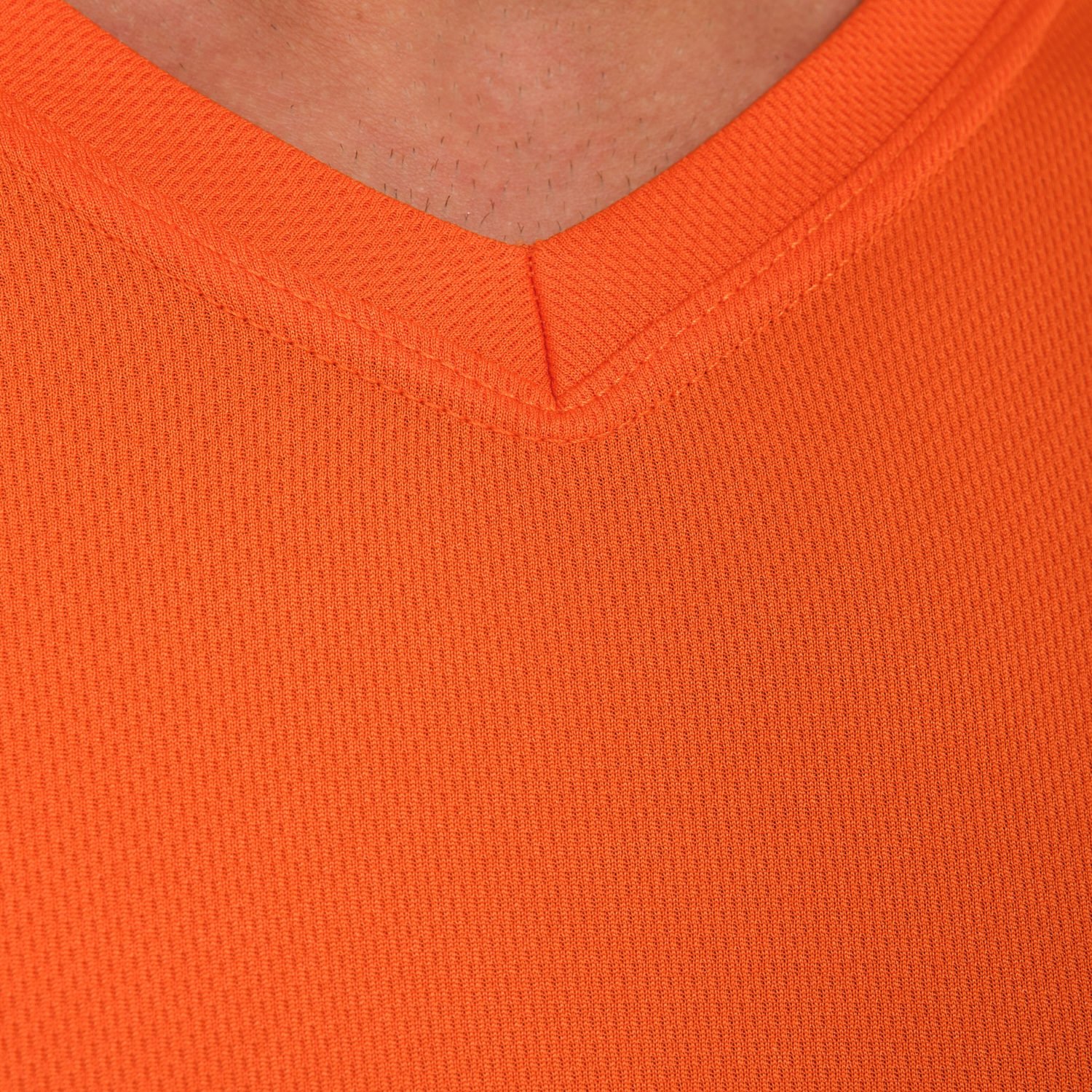 Turuncu Forma Kappa Kumaş V Yaka İş Tişörtü