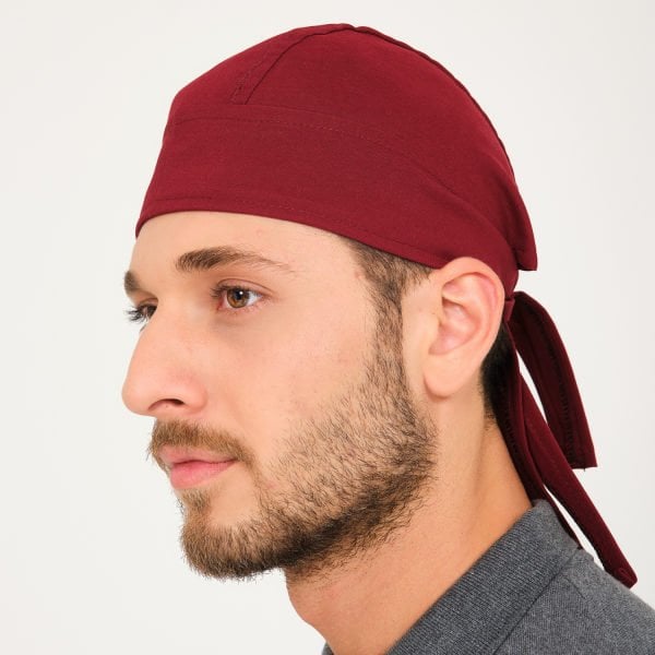 Bordo Aşçı Bandana