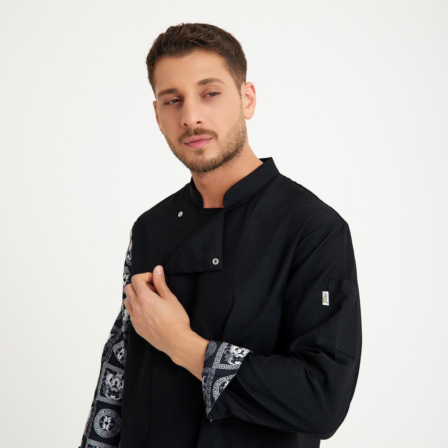 Gabardin Şef Aşçı Ceketi | Geometrik