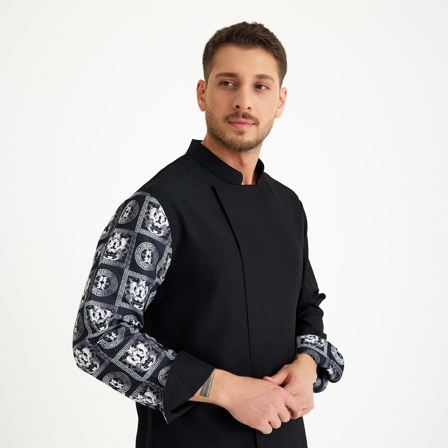 Gabardin Şef Aşçı Ceketi | Geometrik