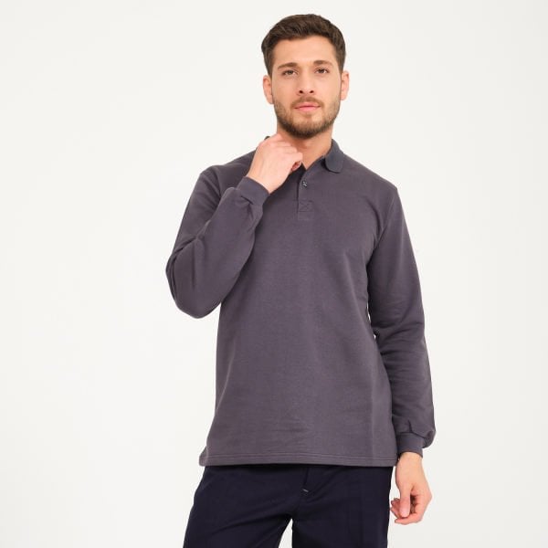 Füme İki İplik Sweatshirt