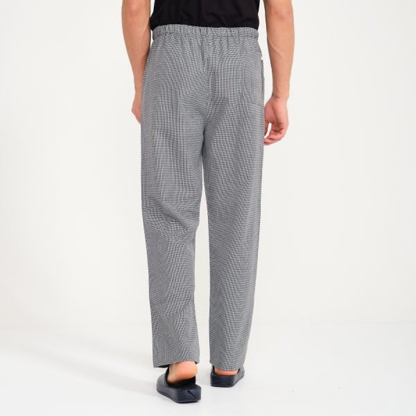 Piyade Pull Desen Lastikli Aşçı İş Pantolonu