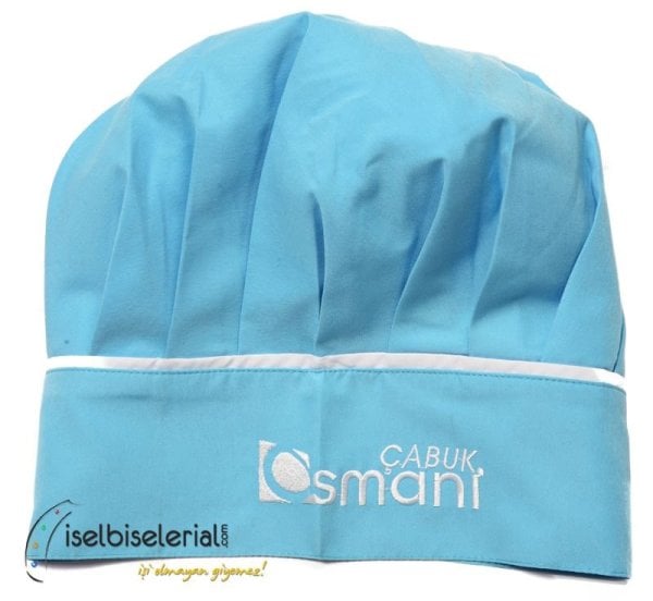 Firma Logo Nakışlı Mantar Aşçı Kepi