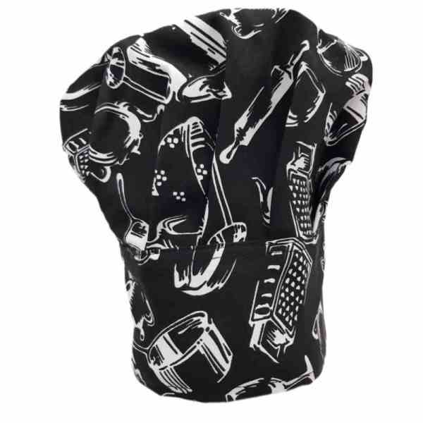 Rende Desenli Mantar Aşçı Kepi