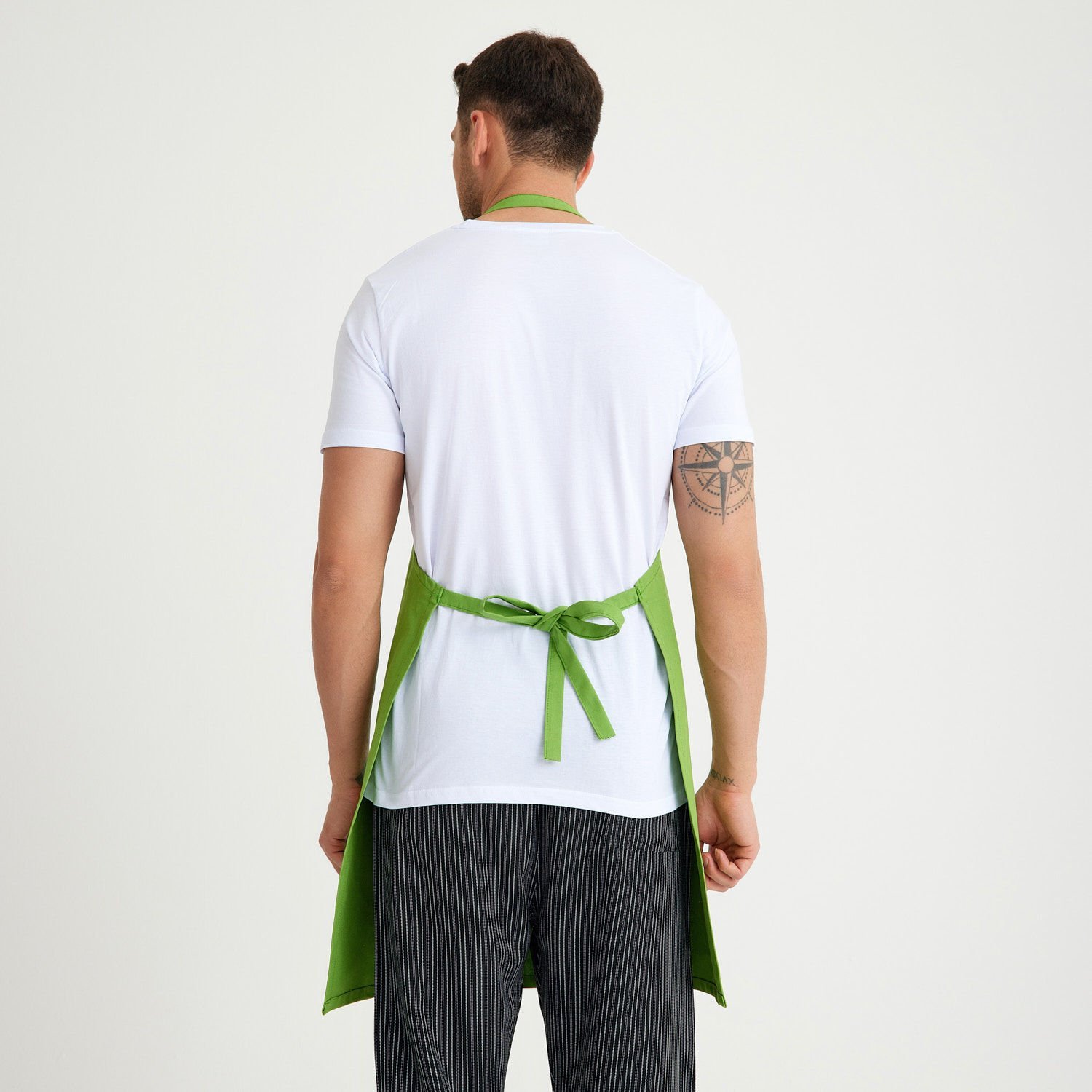 Cepli Askılı Önlük - Yeşil