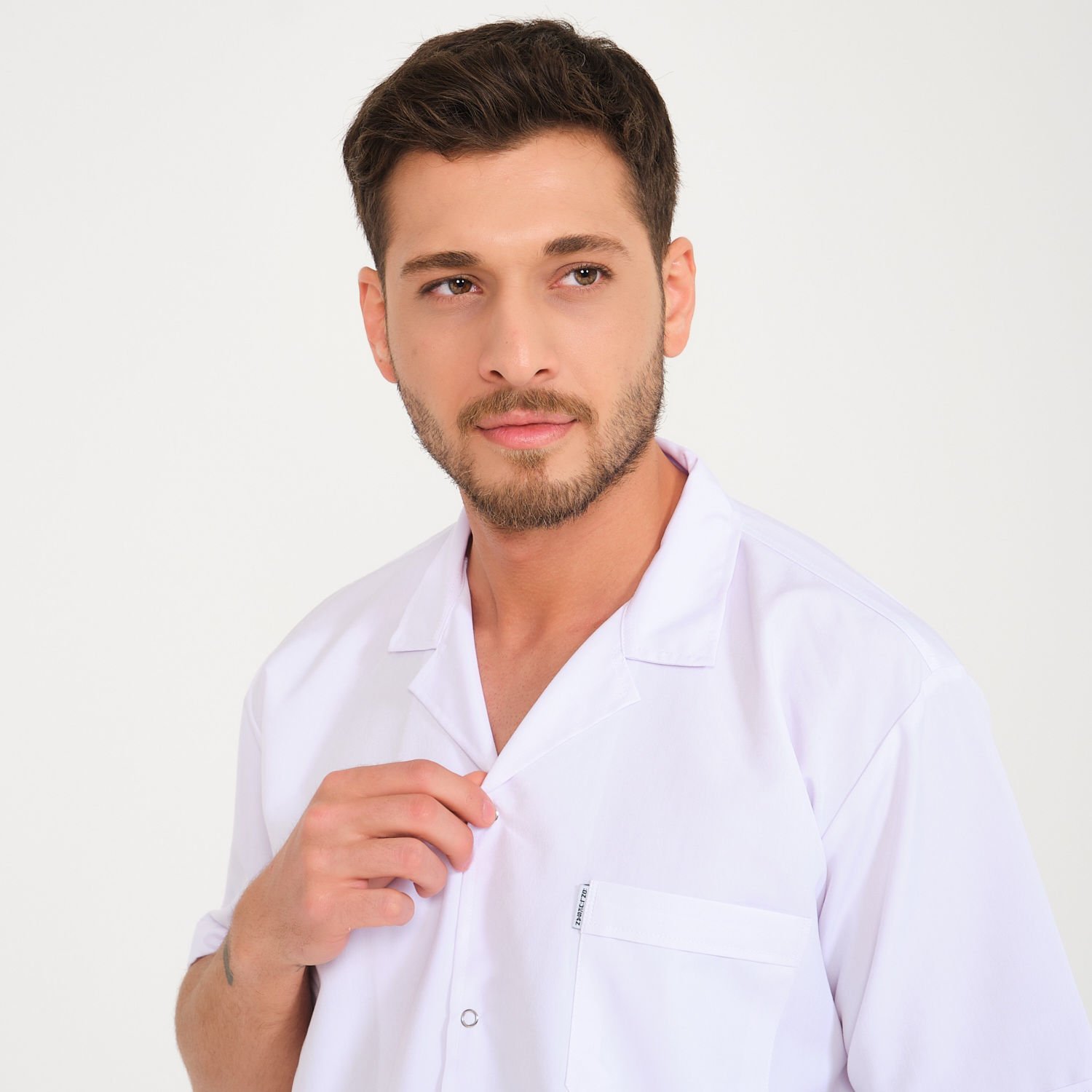 Sade Açık Yaka İş Ceketi