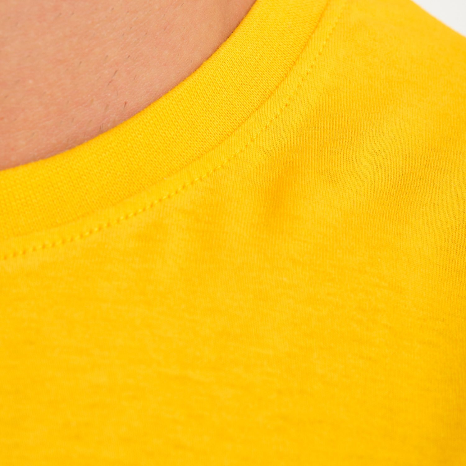 Sarı Bisiklet Yaka İş Tişörtü