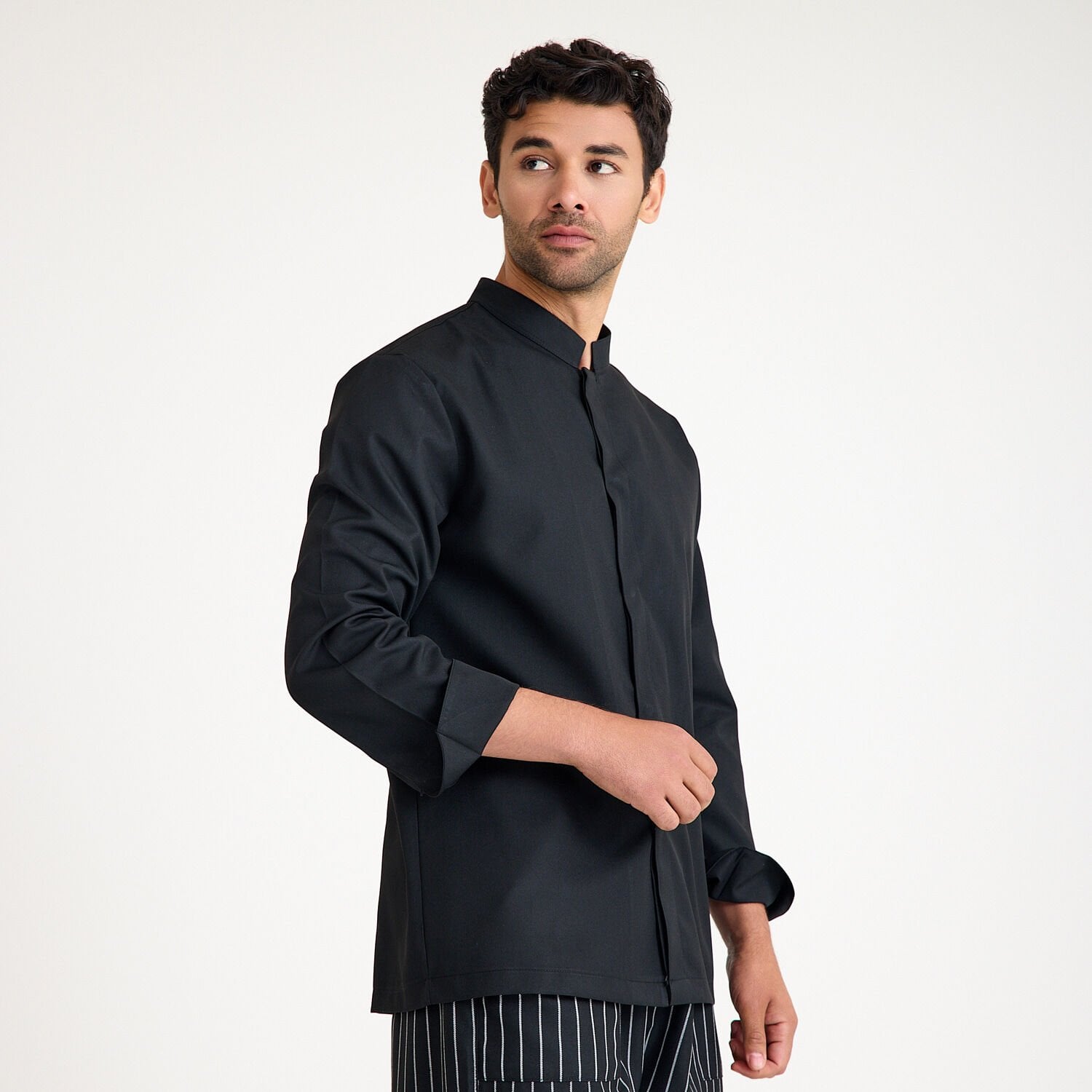 Şef Ceketi Gabardin - Siyah