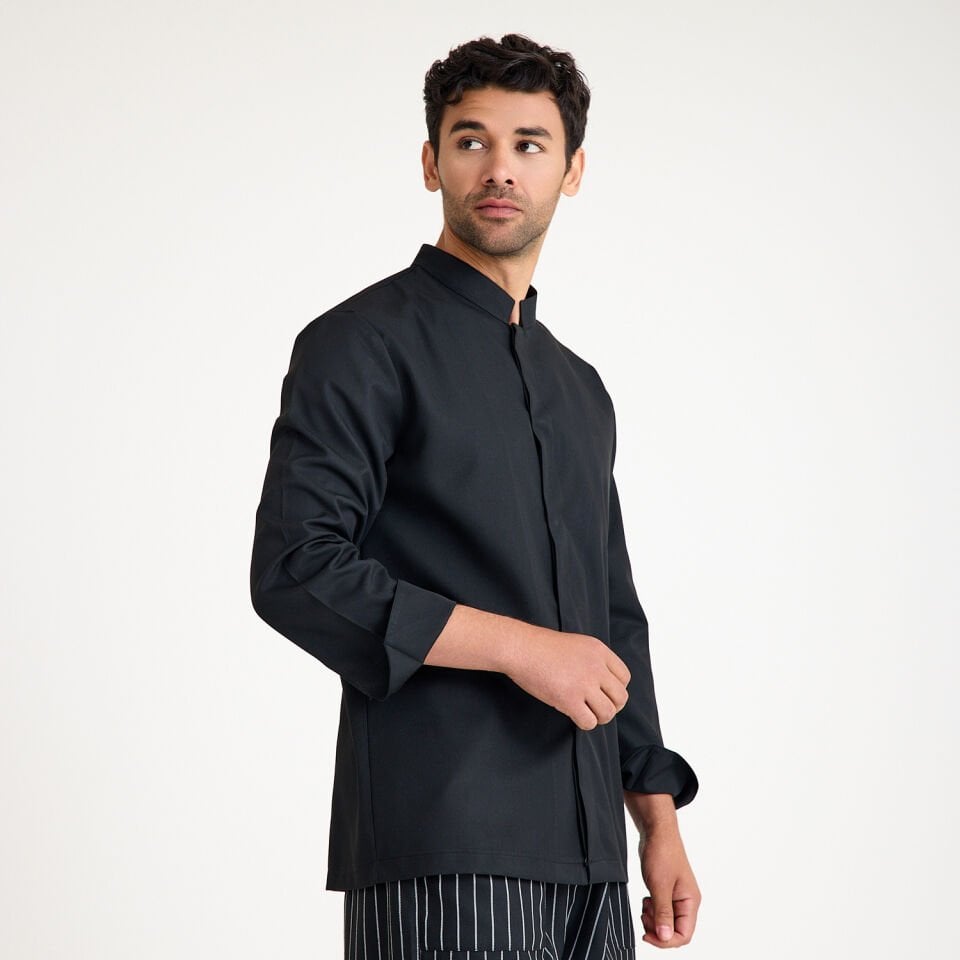 Şef Ceketi Gabardin - Siyah