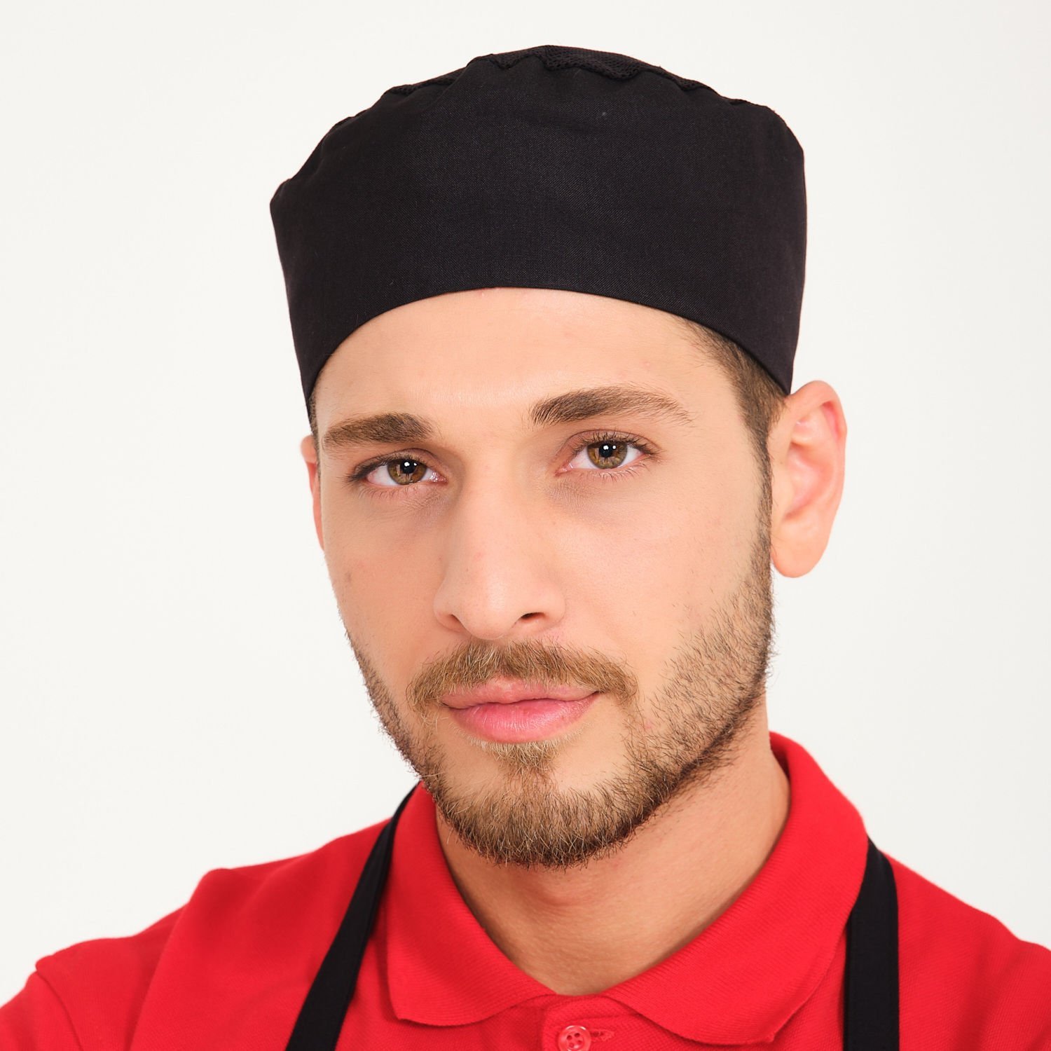 Siyah Aşçı Şef Fesi