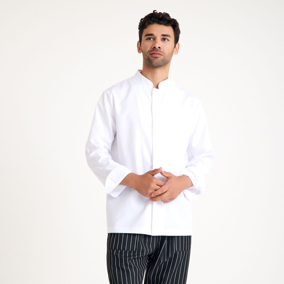 Şef Ceketi Gabardin - Beyaz