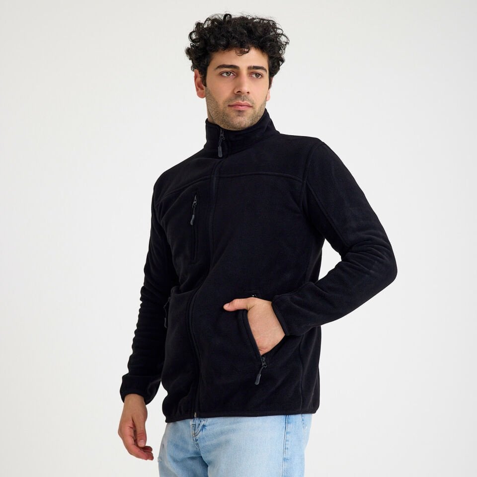 Siyah Dik Yaka Taktik Polar Mont