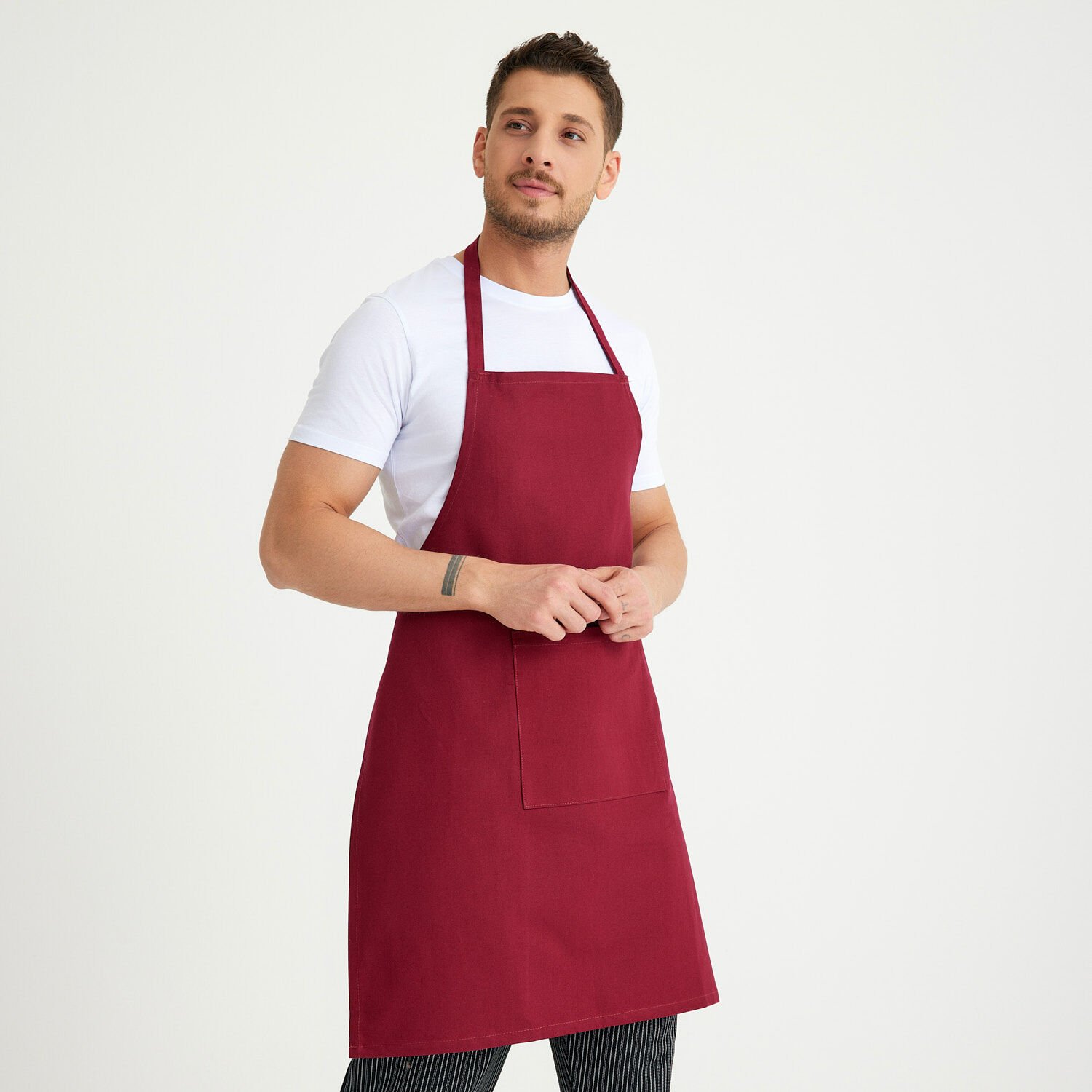 Cepli Askılı Önlük - Kiremit