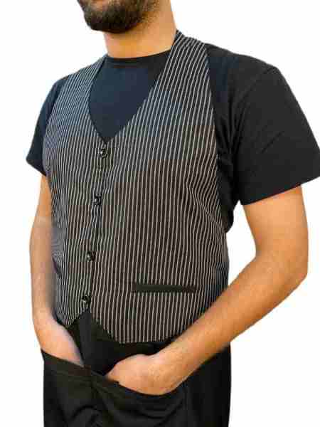 Çizgili Yelekli Önlük