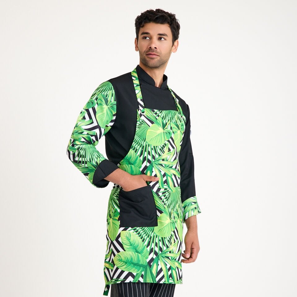 Askılı Önlük Desenli - Doğa