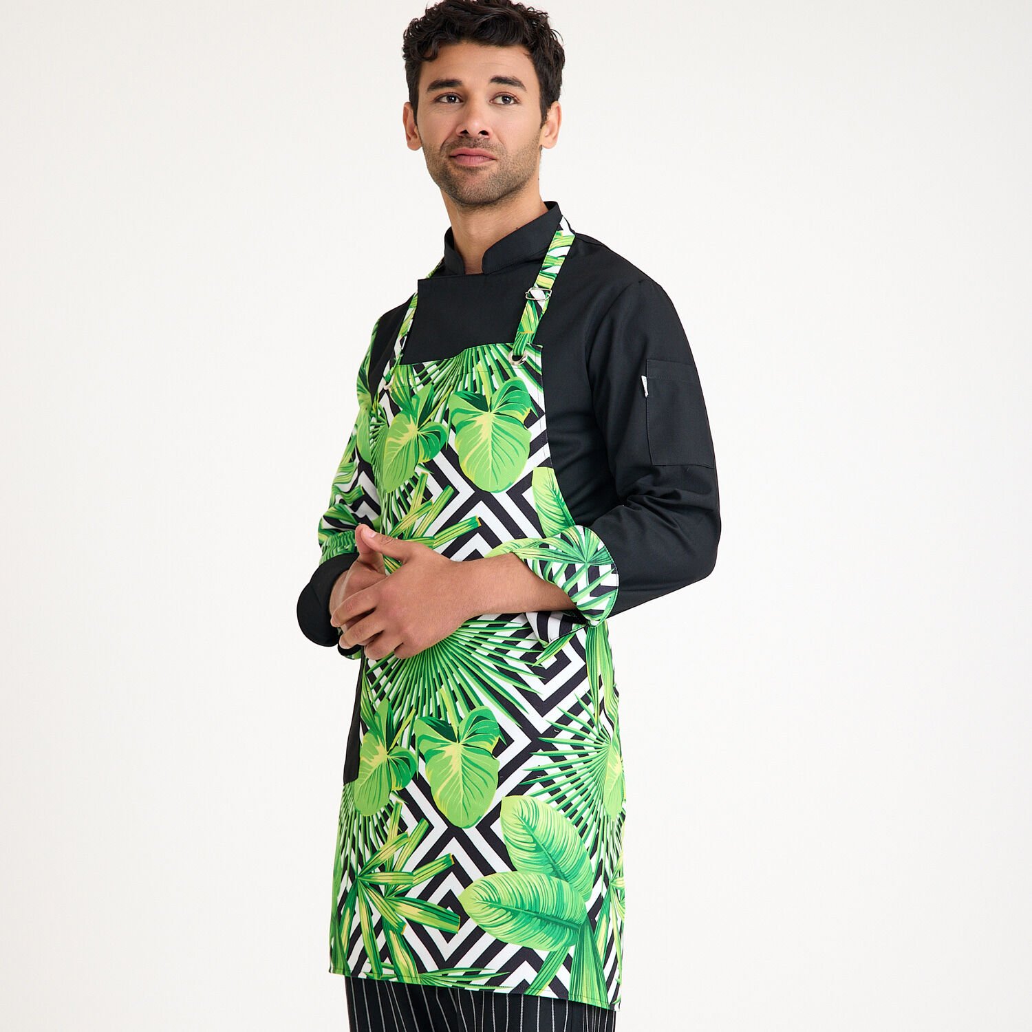 Askılı Önlük Desenli - Doğa