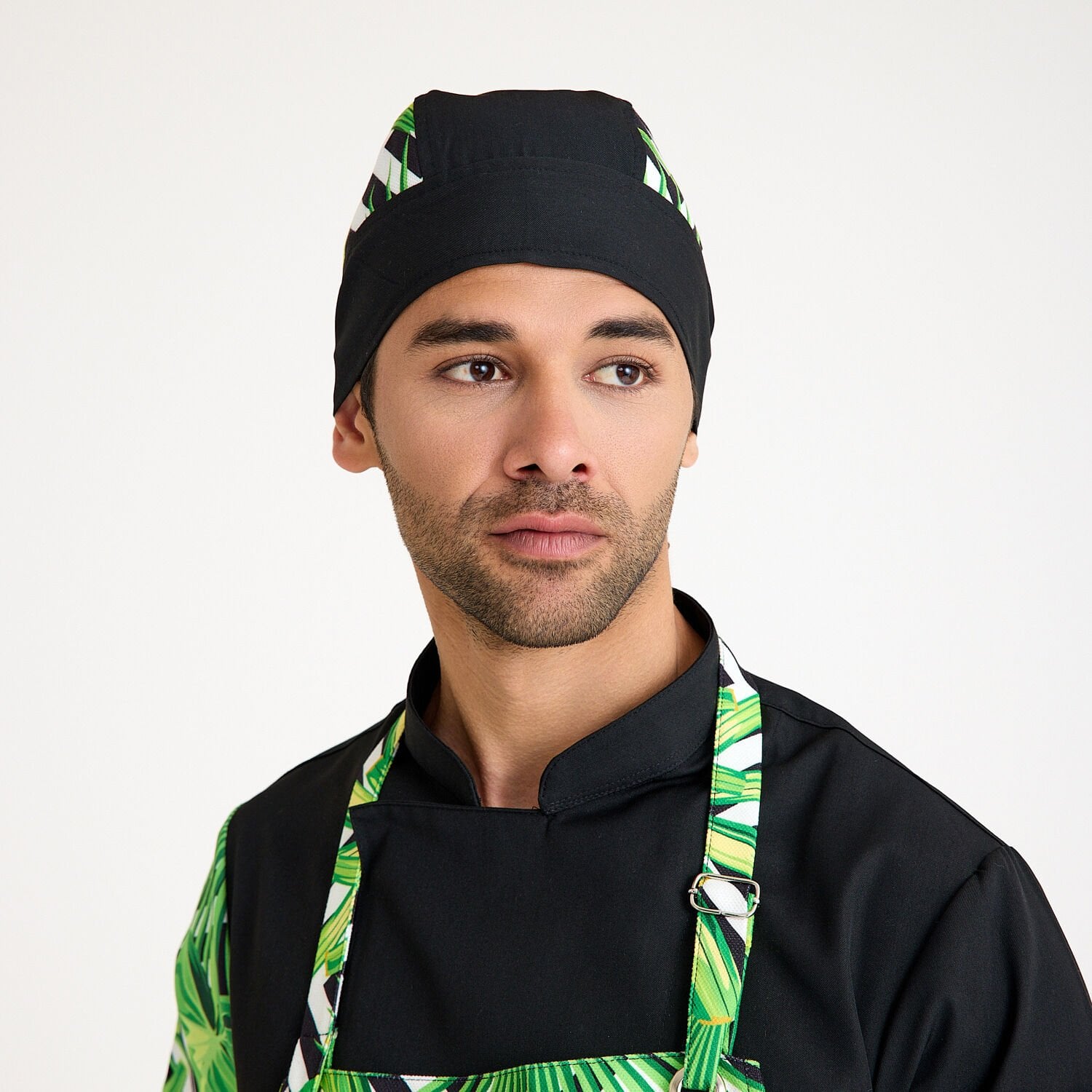 SİYAH Aşçı Bandana - Doğa