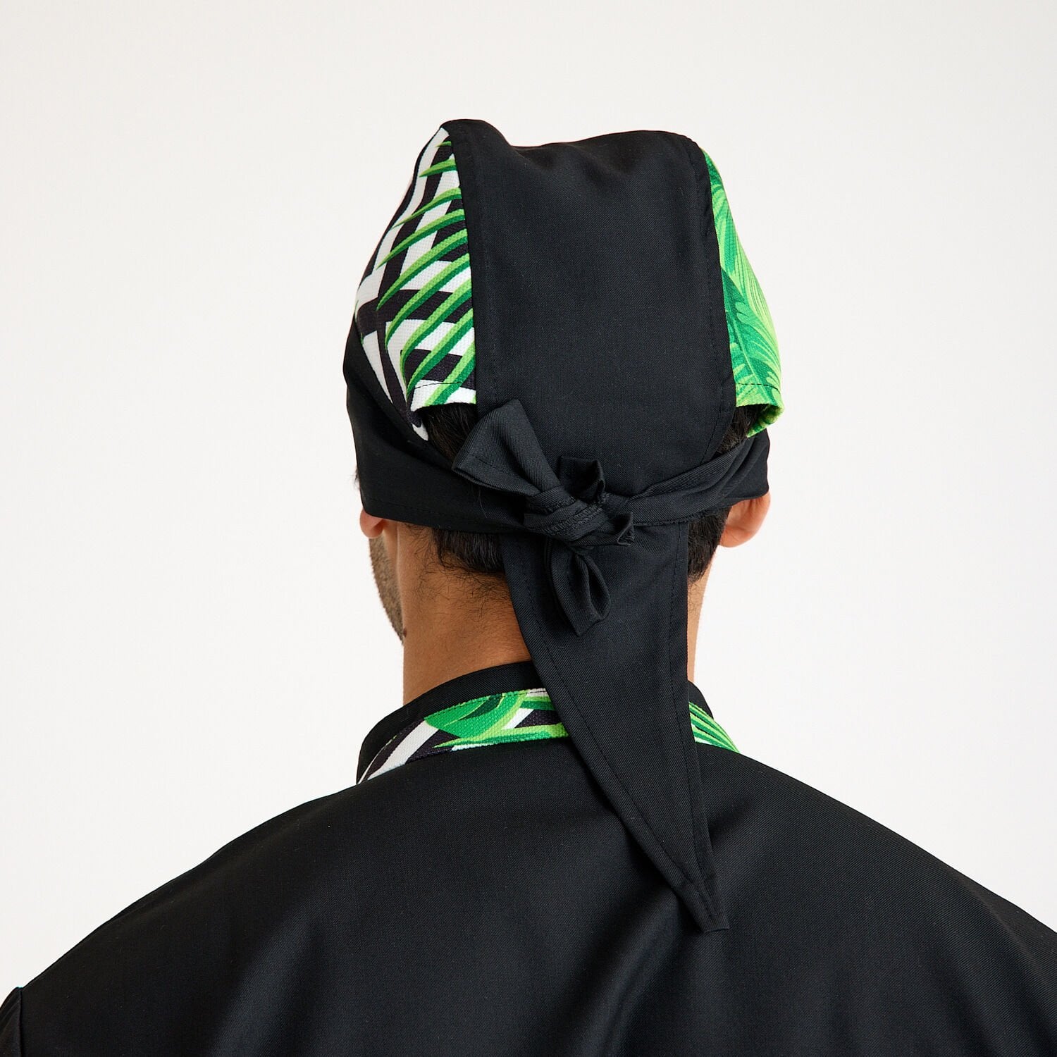 SİYAH Aşçı Bandana - Doğa