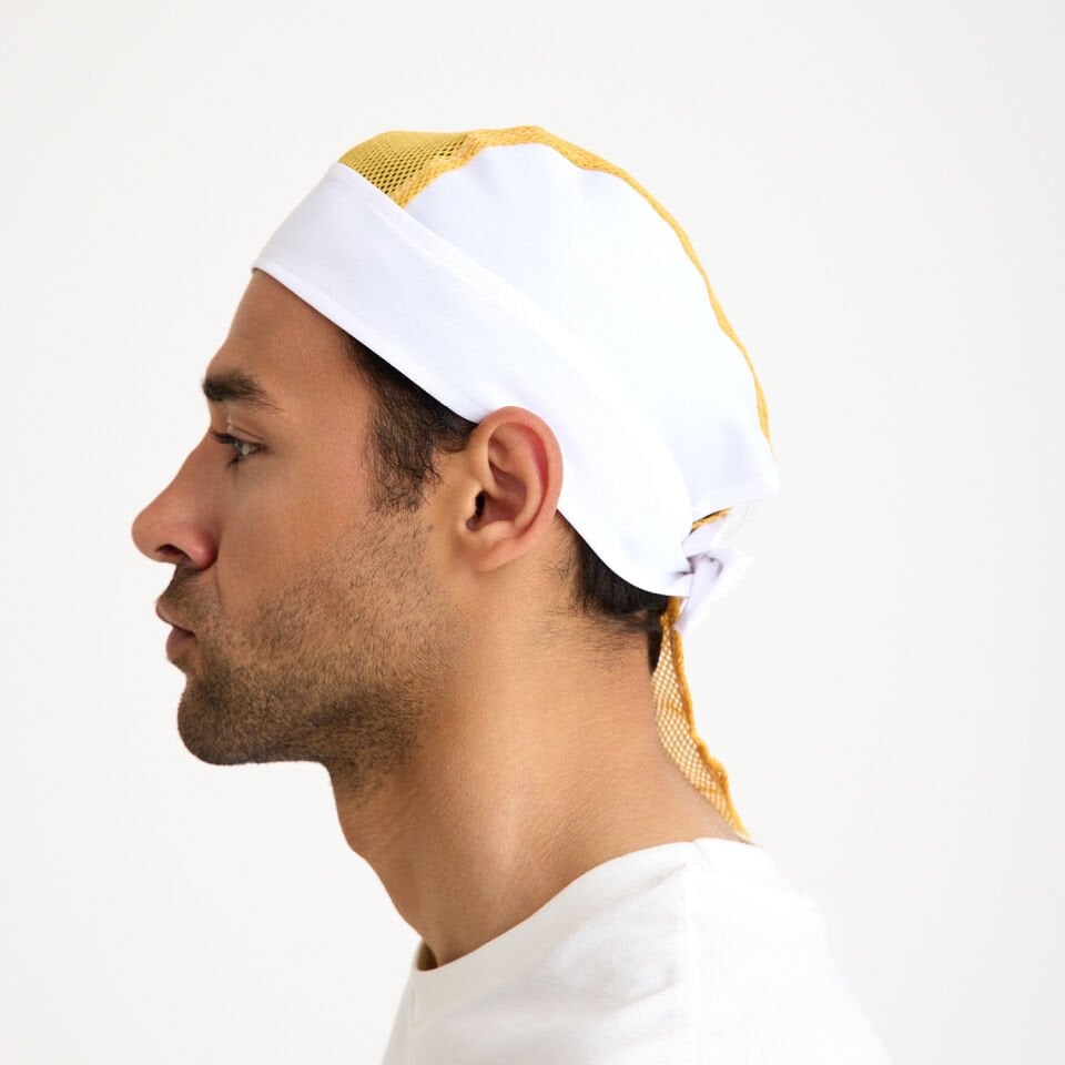 Fileli Şef Bandana - Sarı