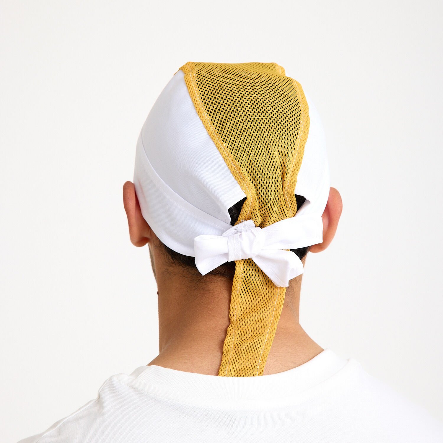 Fileli Şef Bandana - Sarı