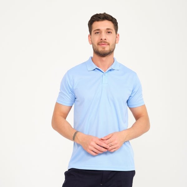 Mavi Forma Kappa Kumaş Polo Yaka İş Tişörtü