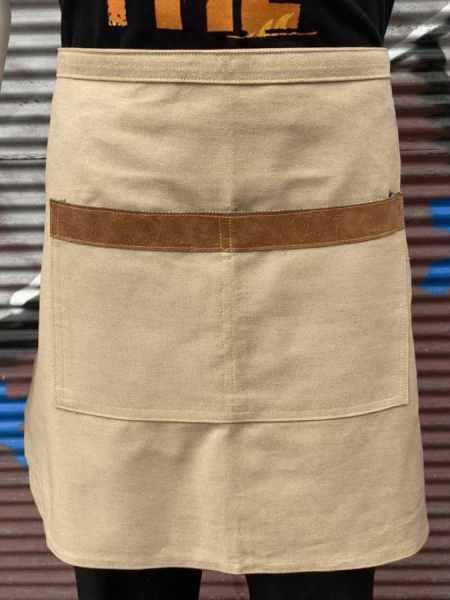 Bej Cepli Yarım Kot Önlük